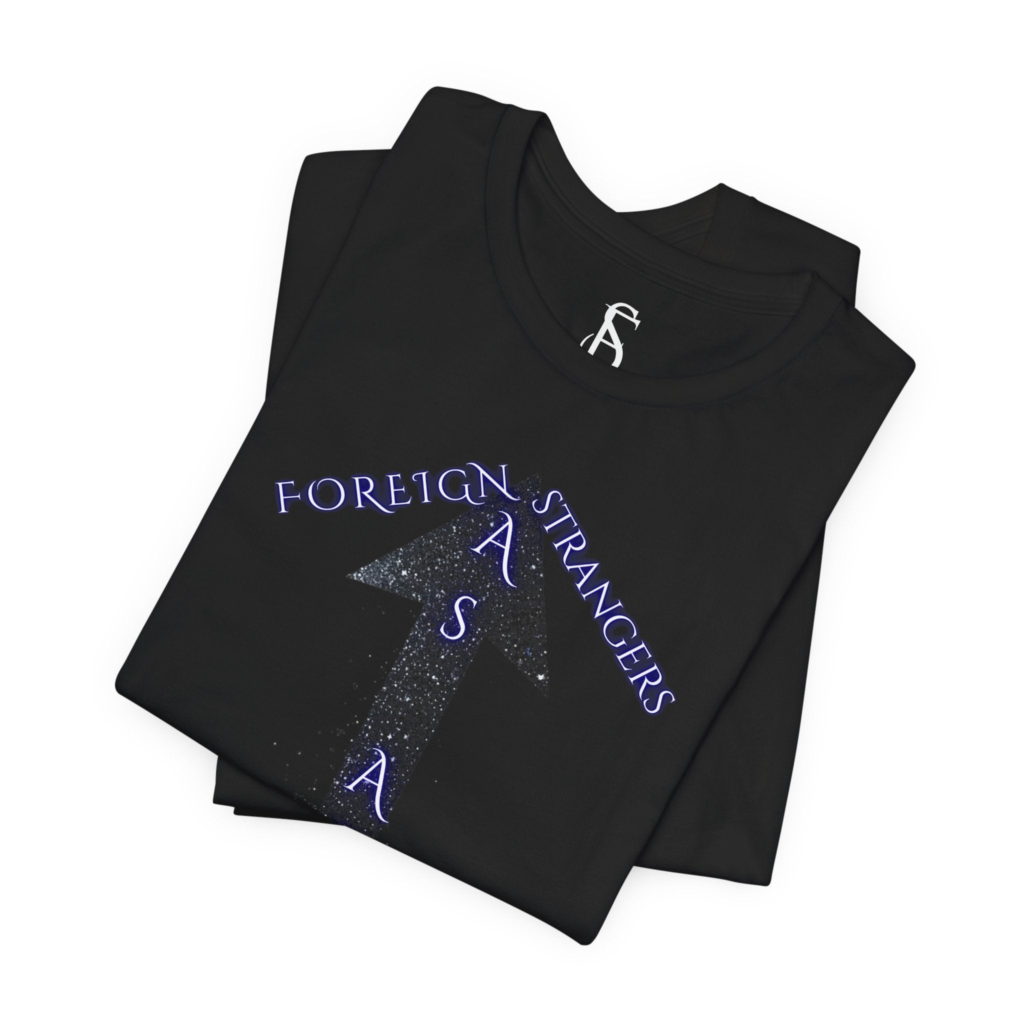 Foreign Strangers Arrow Tee — Vintage Lavender Graphic T-Shirt